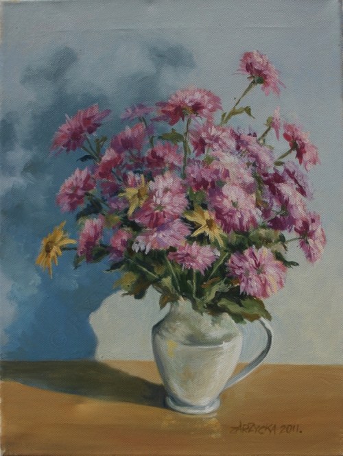 Zamyślony anioł, Krystyna Zarzycka