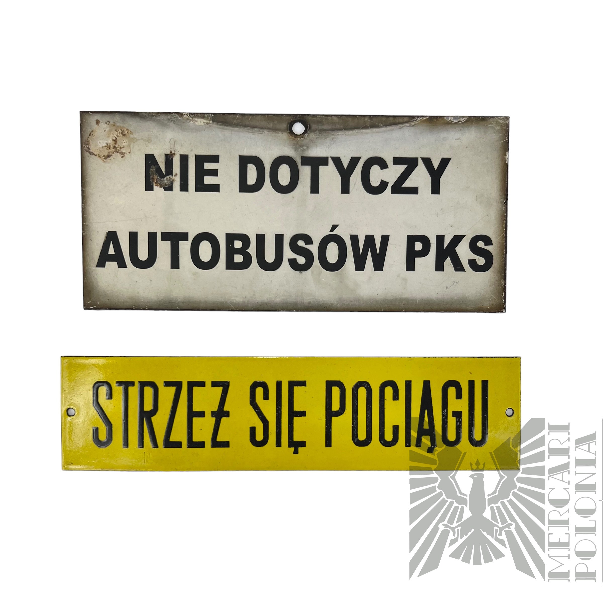 prl-vintage-emaliowane-tabliczki-ostrzegawcze-pkp-pks-aukcja