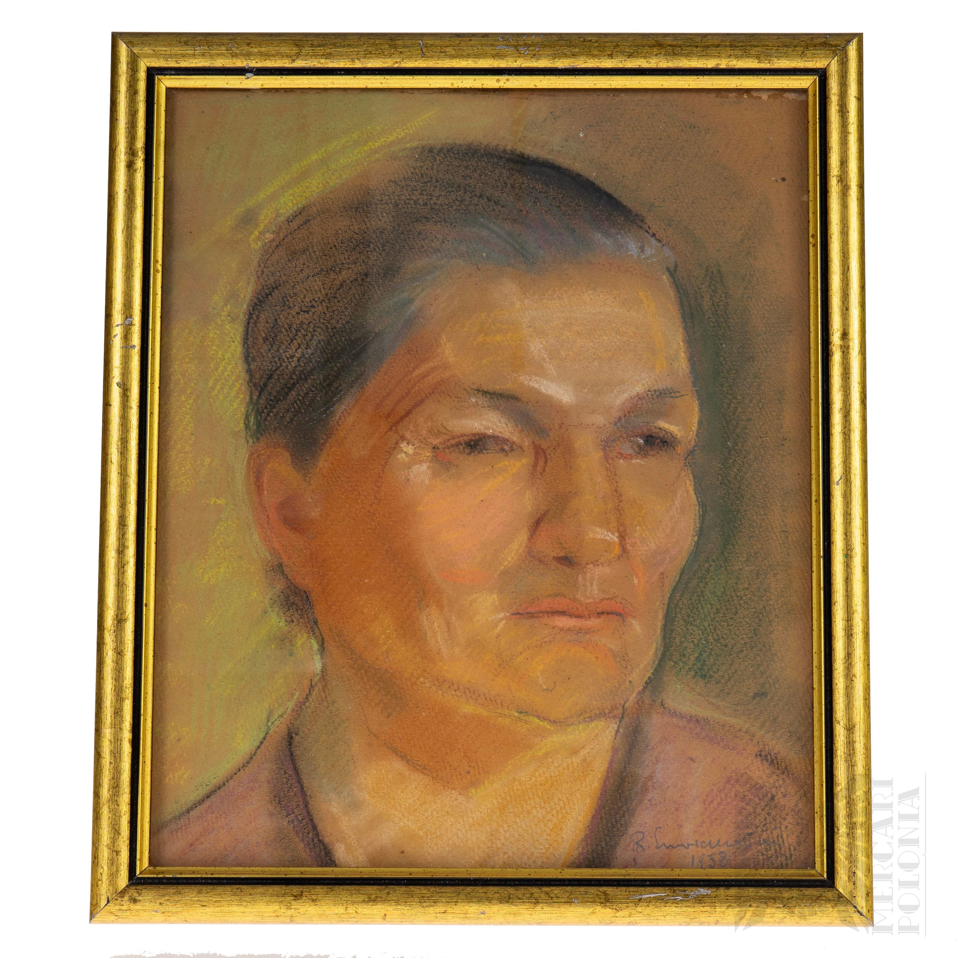 Romuald Smorczewski (19011962), Portret Starszej Kobiety Aukcja