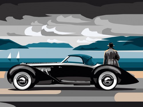 Czarny Delage, 2023, Jakub Napieraj