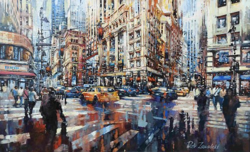 Metropolis. Manhattan Broadway life, 2023, Piotr Zawadzki