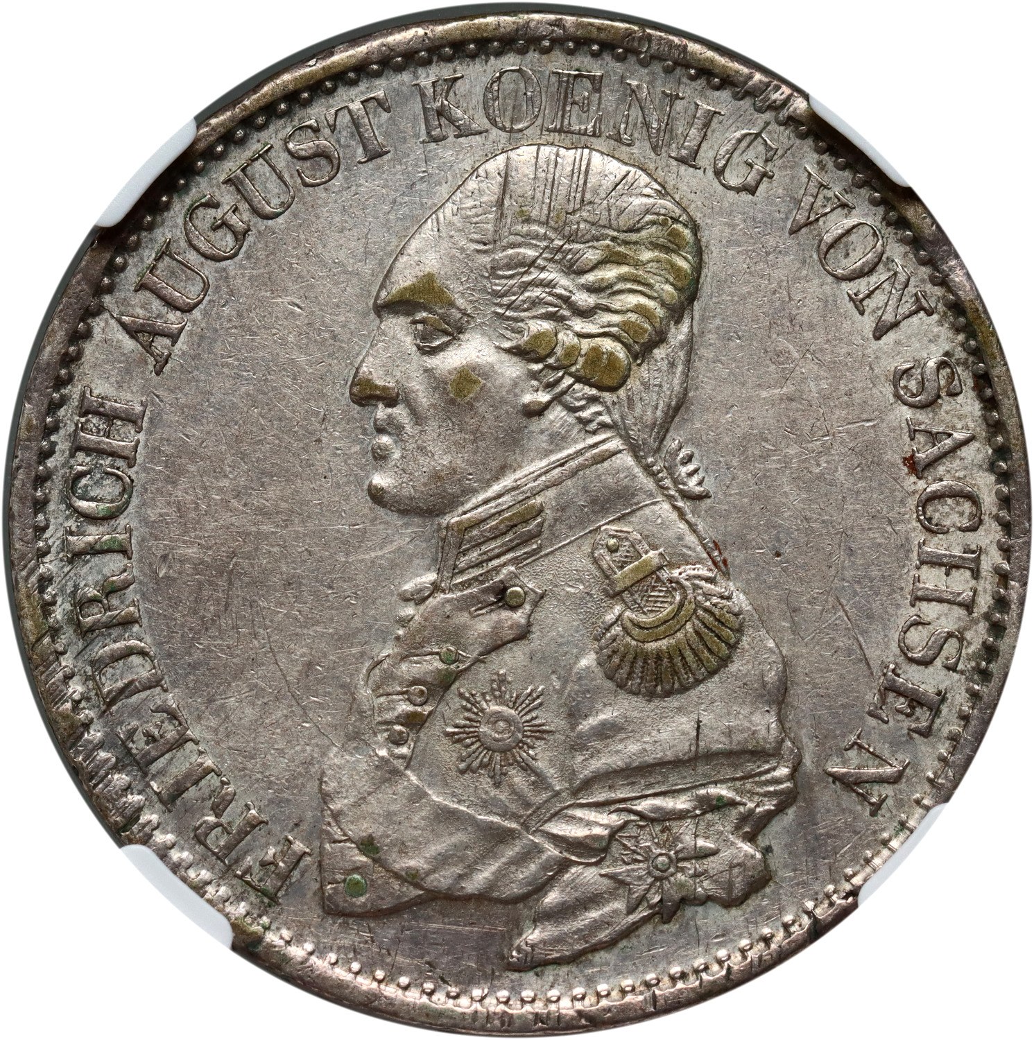 Germany, Saxony, Friedrich August I, Thaler 1821 IGS, Dresden - Online ...