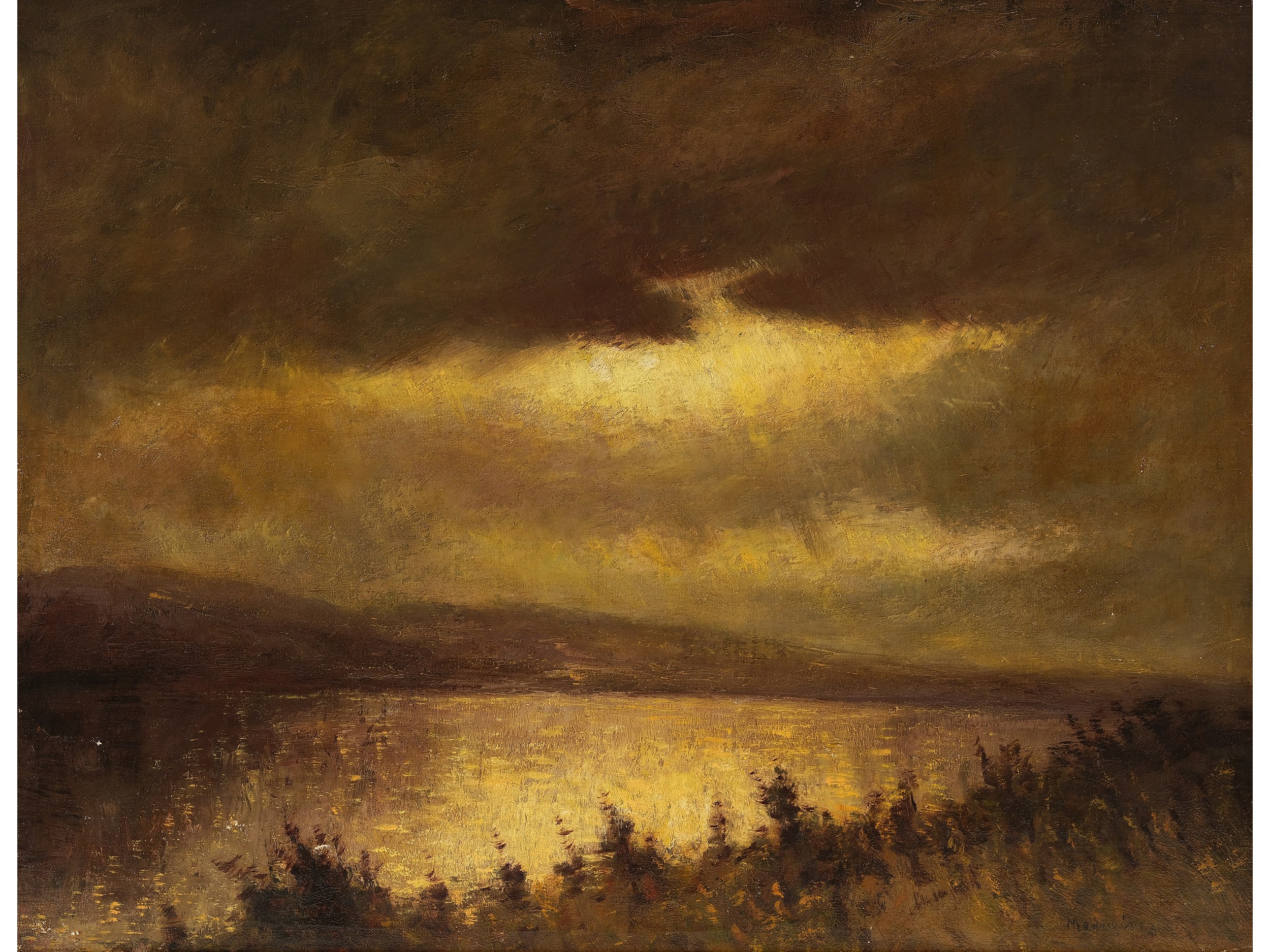 László Mednyánszky, Bezkow 1852 1919 Vienna, Attributed, Evening