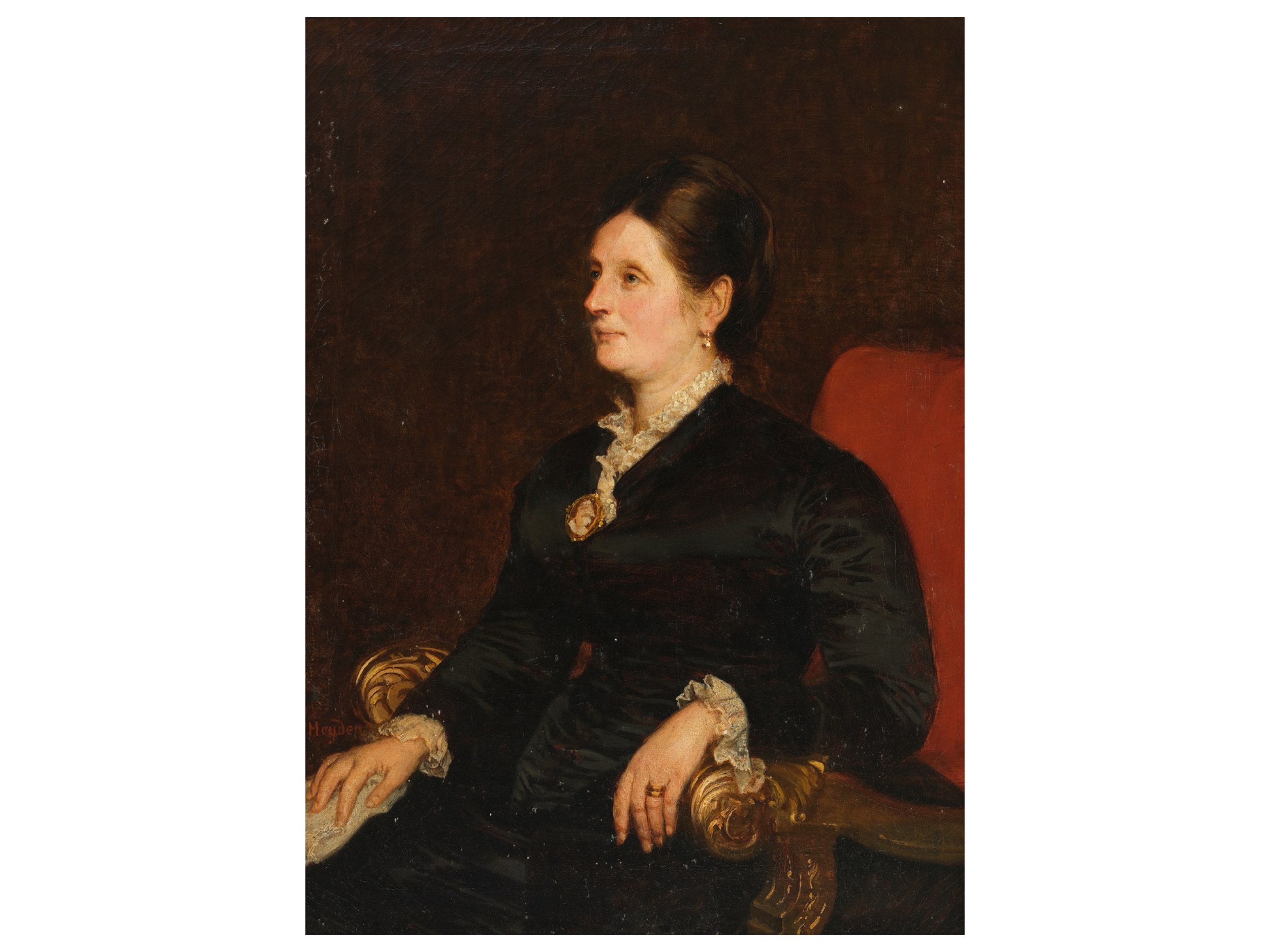 Otto Heyden, Ducherow 1820 - 1897 Göttingen, Ladies' portrait - Online  auction  Online bidding - Price - OneBid