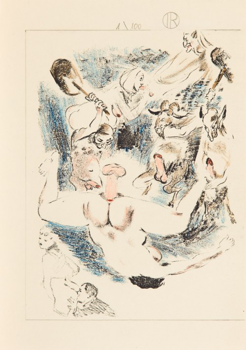 Scenki erotyczne, ca. 1940, Louis Berthomme-Saint-André