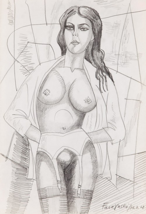 Akt kobiety, 1968, Jerzy Faczyński