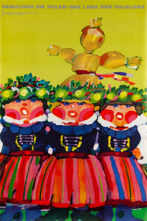 Besuchen Sie Polen. Das Land der Folklore (Odwiedź Polskę. Kraj folkloru), 1973, Marek Mosiński