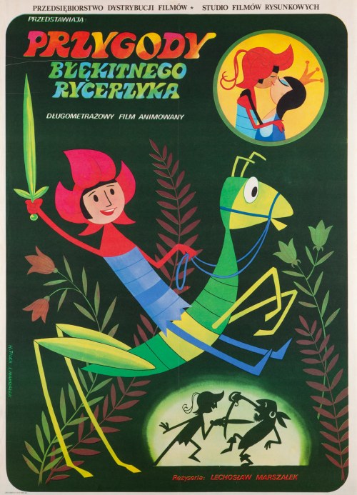 Lechosław MARSZAŁEK (1922-1991), Przygody błękitnego rycerzyka, 1983, Halina Filek