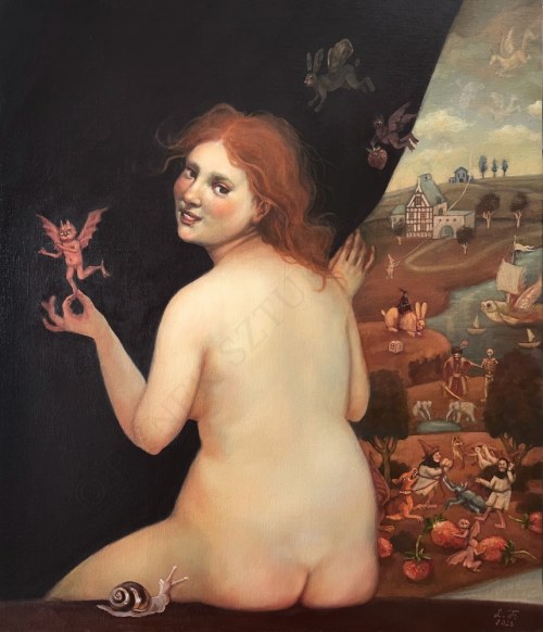 Playful woman, Lix Flair