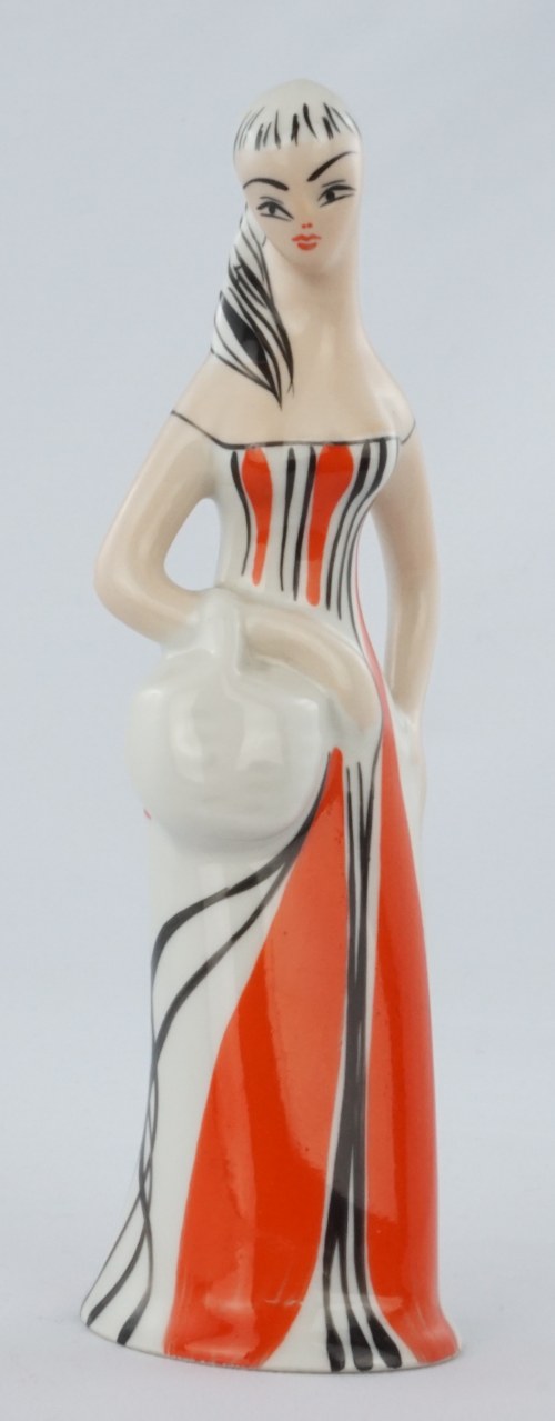 Grzybiarka (Panna z koszykiem), projekt z 1957 r., l. 50.-60. XX w., Zdzisława Śliwowska-Wawrzyniak