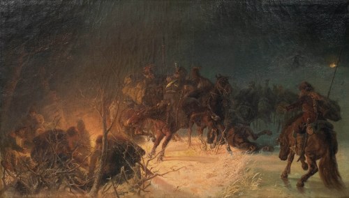 Scena bitwy, Johann Arthur Severin Nikutowski