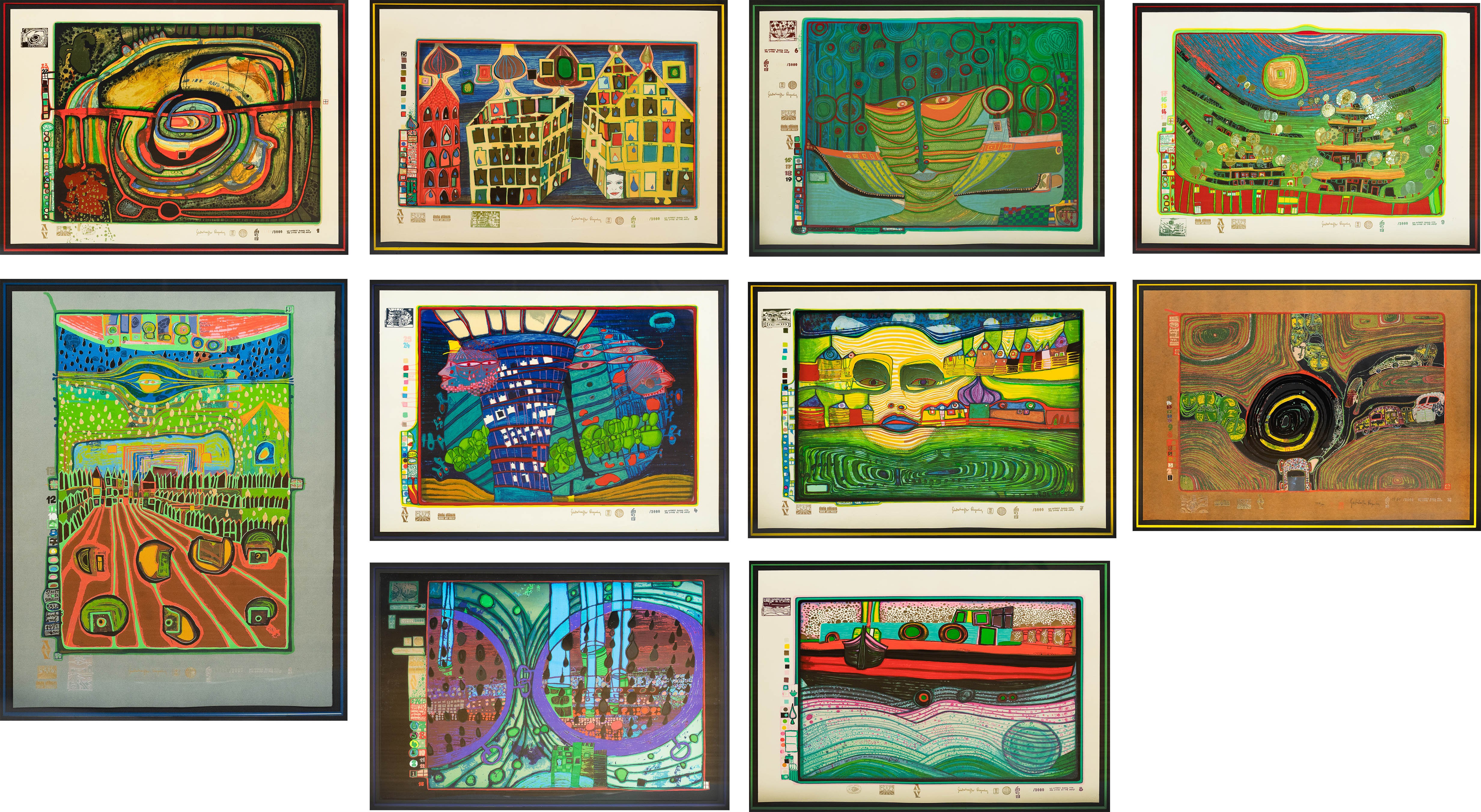 Friedensreich Hundertwasser (1928 Vienna - 2000 Brisbane) (F