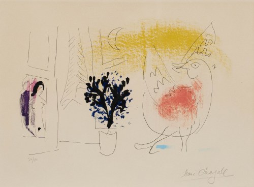 The Red Cockerel', Marc Chagall