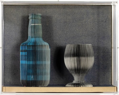 Greece - 2019 Paris), Bottle with Glass, Pavlos Dionyssopoulos
