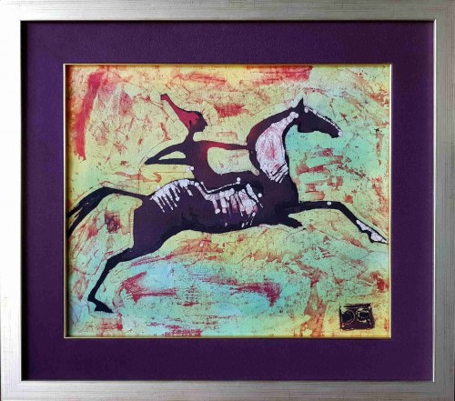 Greek batik, 2020, Joanna Czubak