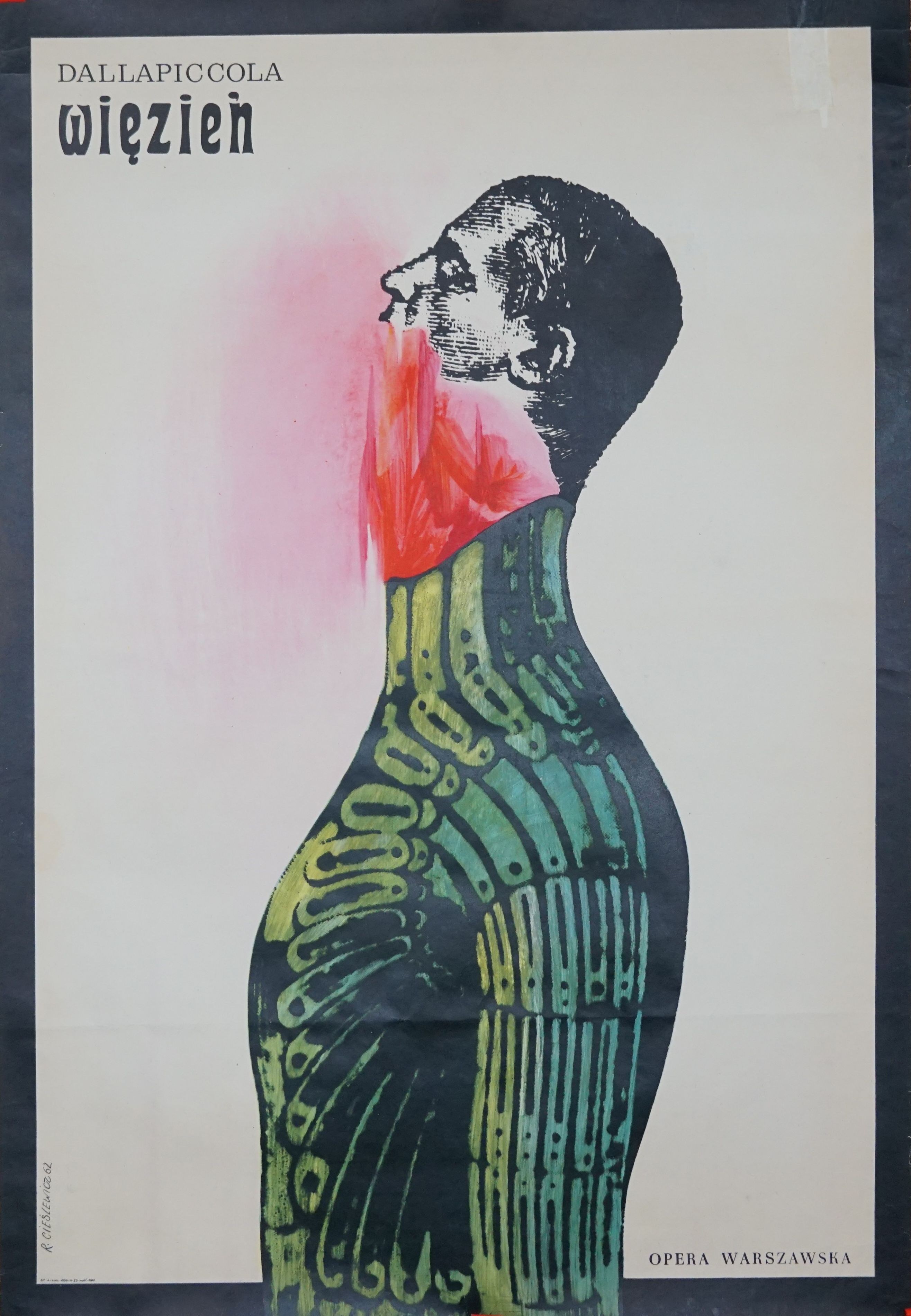 Roman Cieślewicz (1930-1996). Prisoner. Poster 1962. - Online