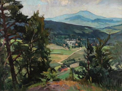 "Pejzaż sudecki", Alfred Nickisch