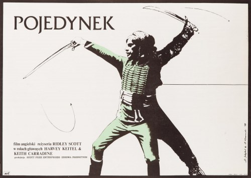 D. Scheibal, Pojedynek, 1978, Andrzej Klimowski
