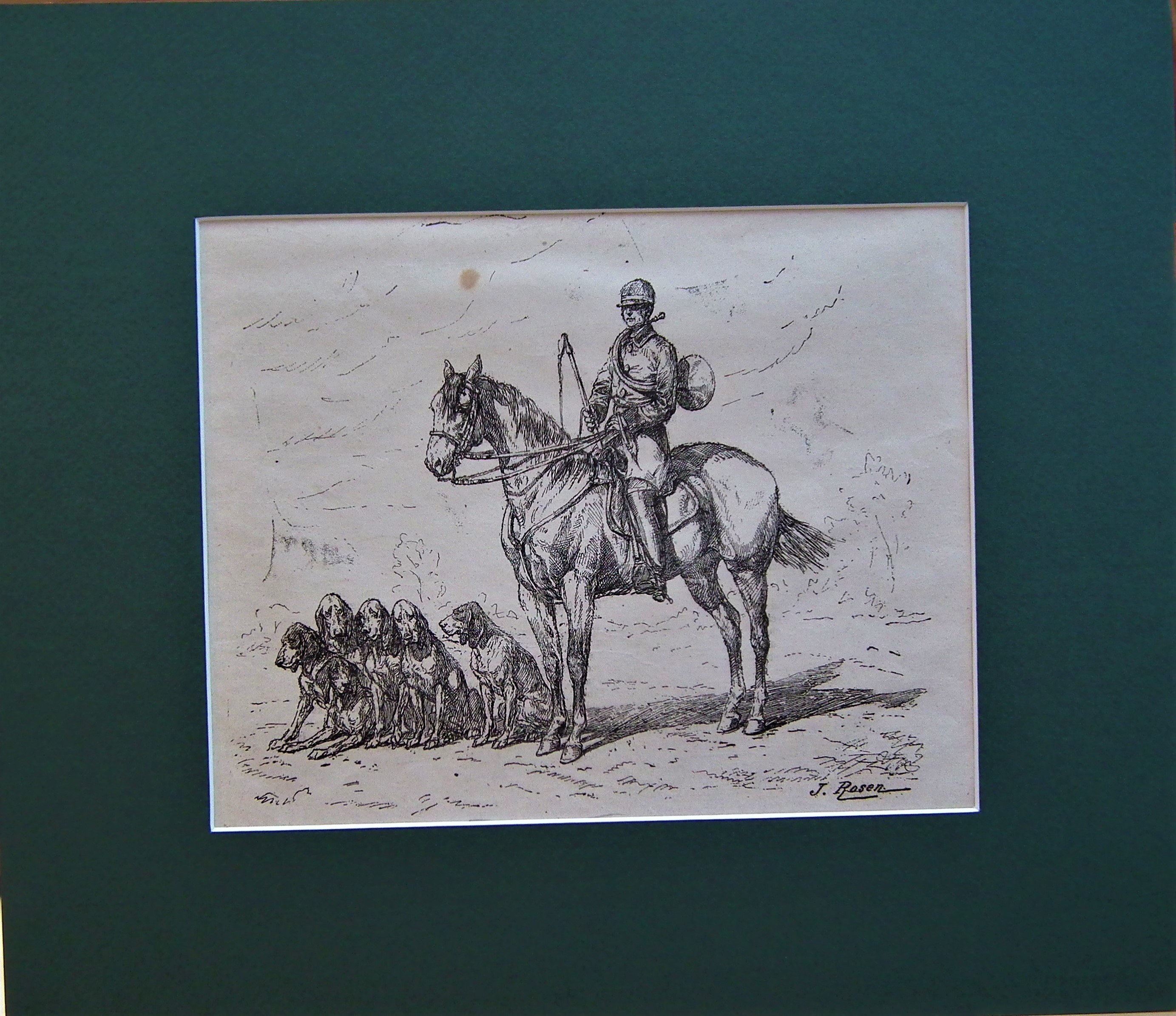 Jan Rosen(1854-1936),Przed polowaniem - Aukcja internetowa / Licytacja ...