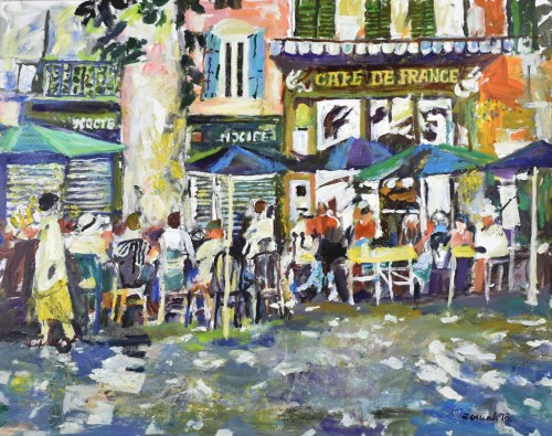 Cafe de France III, 2018, Juliusz Joniak