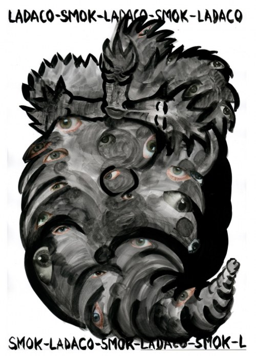 "Smok-Ladaco", 2017, Pola Dwurnik