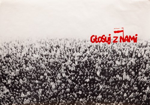 Jacek MARCZEWSKI, Głosuj z nami, 1989, Aleksandra Król