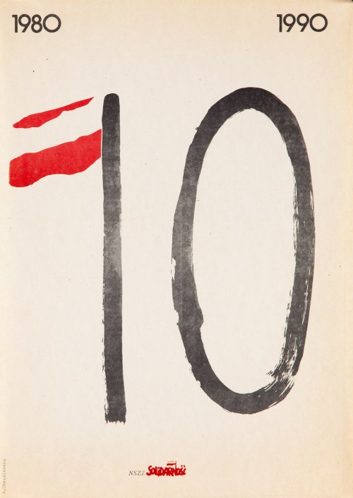 10 lat NSZZZ "SOLIDARNOŚĆ", 1990, Anna Chmielewska