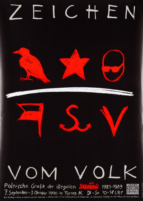 Zeichen vom Volk. Polnische Graphik der illegalen SOLIDARNOŚĆ 1981-1989, 1990, Gesa Denecke