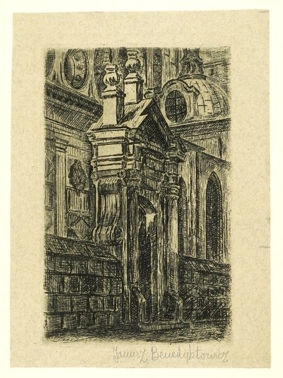 wejście boczne., Janusz Benedyktowicz