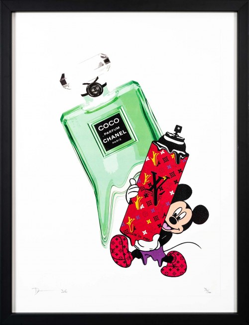 Mickey Mouse & Coco Chanel Parfum, 2016, Death NYC