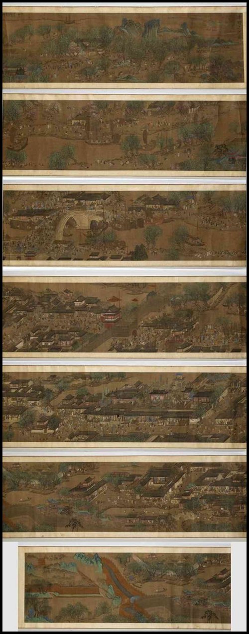 dynastia Qing, Wzdłuż Rzeki Podczas Festiwalu Qingming Chiny