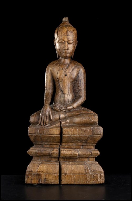 19th-20th century, A Wood Buddha Burma