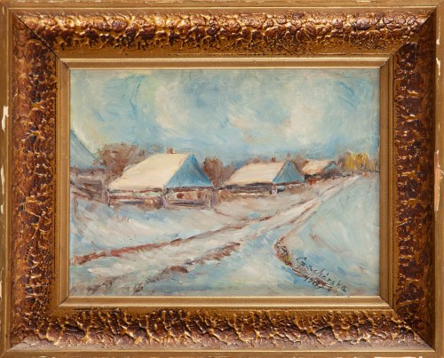 Pejzaż zimowy, 1917, Czachórska
