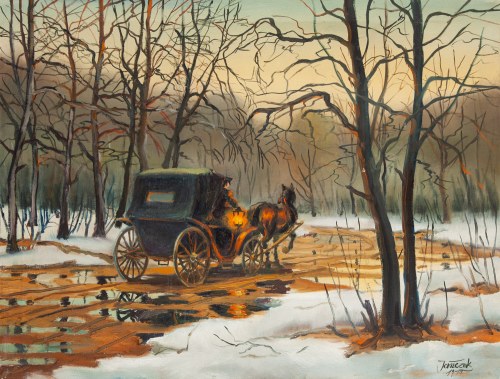 Dorożka w lesie, 1977, Jańczak