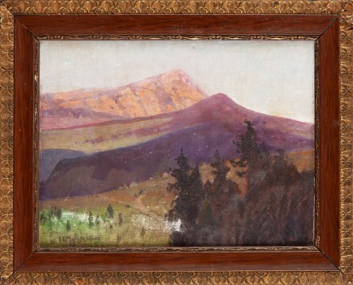 Pejzaż w górach, Carl Ernst Morgenstern