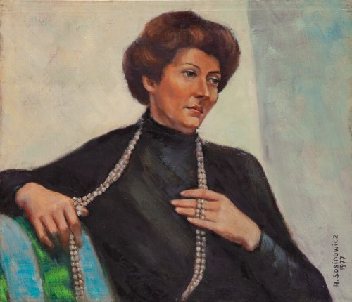 Portret Damy, 1977, Hanna Sosinowicz