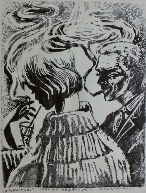 W kawiarni, Hanna Korczak-Idzińska