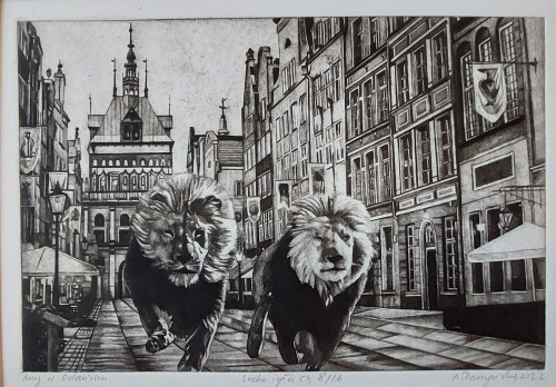 grafika- surrealizm,, Agata Perzyńska