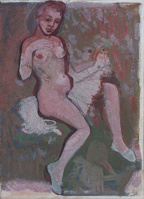 Naga baletnica, lata 60. XX w., Wacław Siemiątkowski