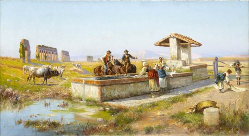 1845-1917), Parco degli Acquedotti w Rzymie, Pietro Barucci