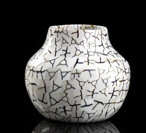 Blown glass vase, 80s/90s, Venini