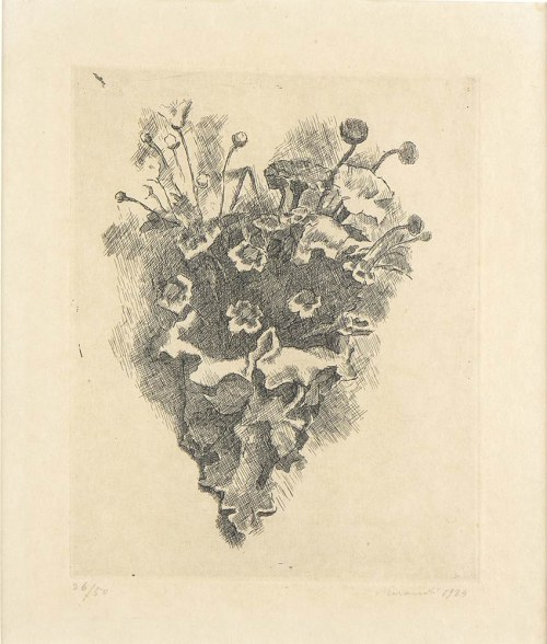 1890 - 1964), Cornetto con fiori di campo, 1924, Giorgio Morandi