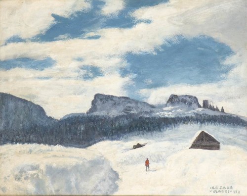 1881 - Turyn, 1961), góry Val d'Aosta, 1958 r., Cesare Maggi