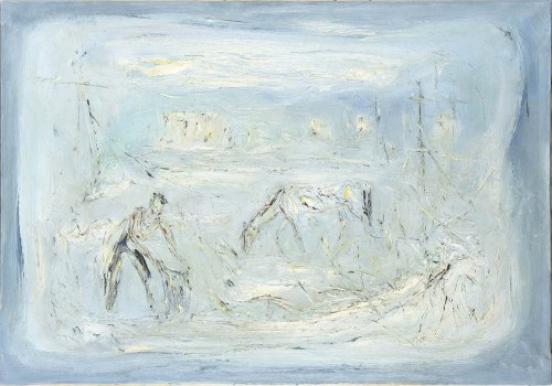 1911 - Rzym, 1981), Periferia all'alba, 1951, Giovanni Stradone