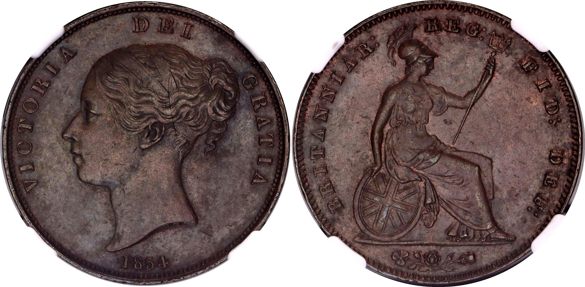 1854年 イギリス ペニーボード MS 63 BN NGCコイン - メルカリ 1854年