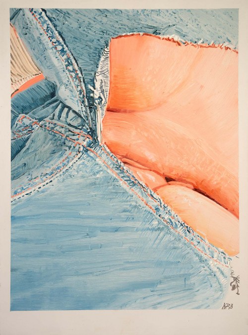 Jeans'y, z cyklu: Belle époque; 2023, Wojciech Kubiak