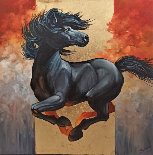 Black pony, Tomasz Bednarski