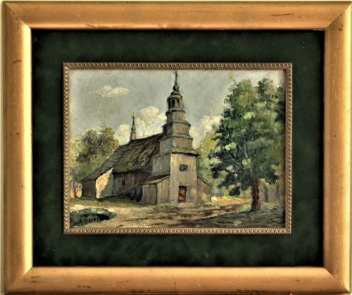 Kościół wiejski,1947, Antoni Kierpal