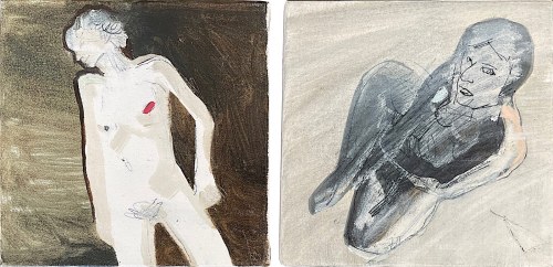 Akty - dyptyk, 2008, Beata Bugaj-Tomaszewska