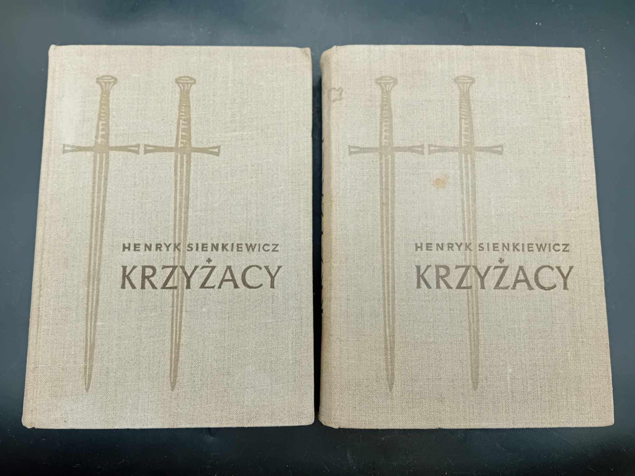 Henryk Sienkiewicz Krzyżacy Drzeworytami ozdobił Stanisław Toepfer Tom